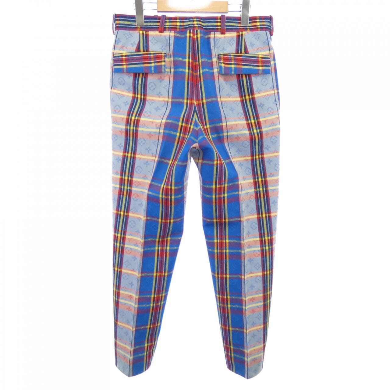 ルイヴィトン LOUIS VUITTON モノグラムチェックプリーツパンツ HMP03WJB6 パンツ