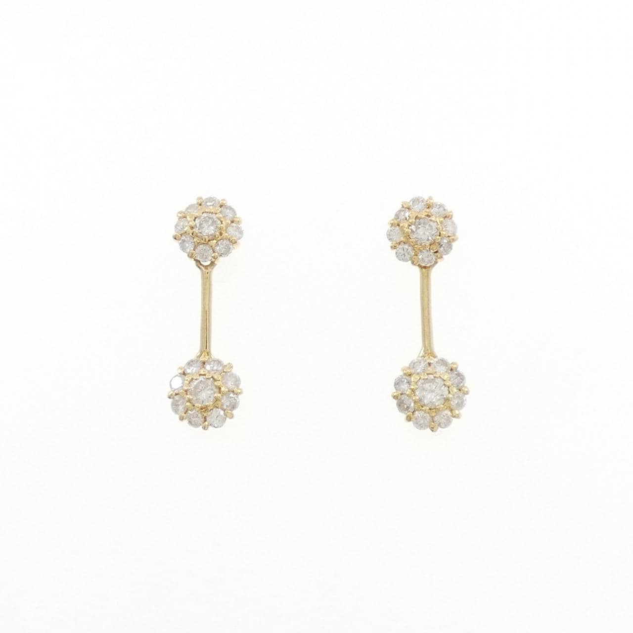 K18YG ダイヤモンド ピアス 0.52CT