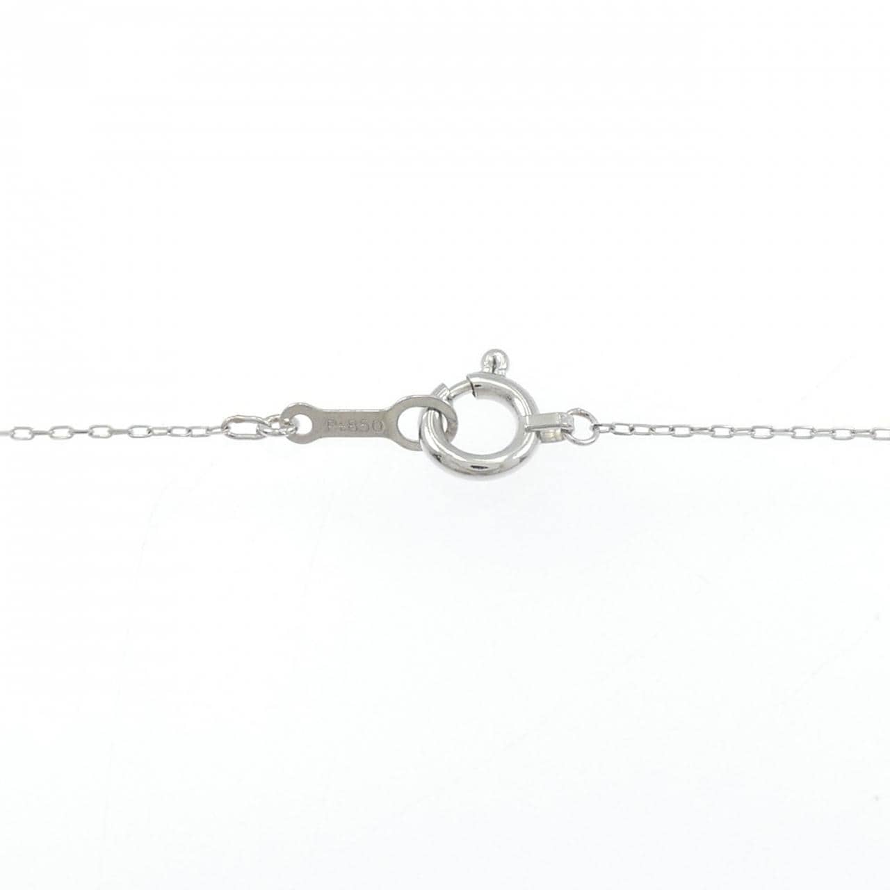 PT900/PT850 ソリティア ダイヤモンド ネックレス 0.07CT