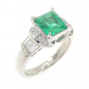 PT900 エメラルド リング 1.05CT
