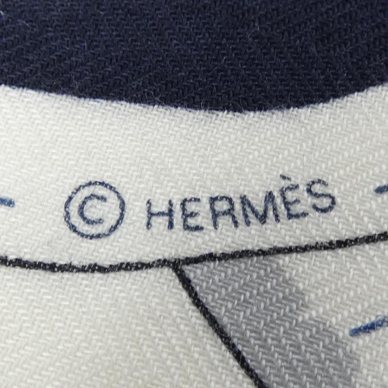 エルメス HERMES LA SELLE IMAGINAIRE 243846S カレジェアン140 ショール