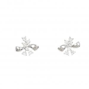 K18WG ダイヤモンド ピアス 0.26CT