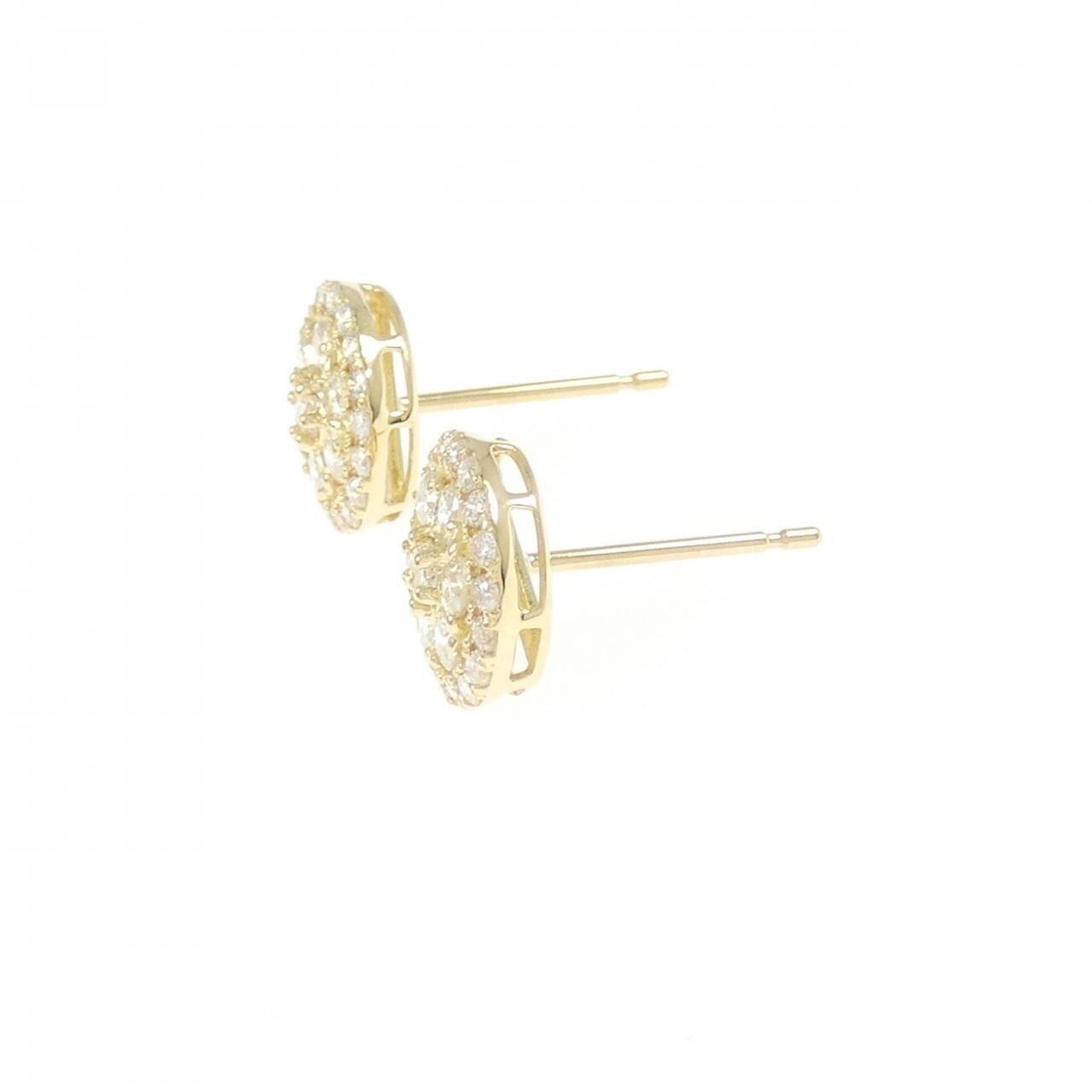 【リメイク】K18YG ダイヤモンド ピアス 0.60CT