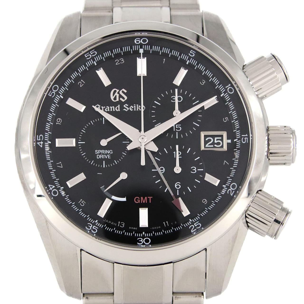 セイコー グランドセイコー･スポーツコレクション･クロノグラフ GMT 9R86-0AA0/SBGC203 SS 自動巻