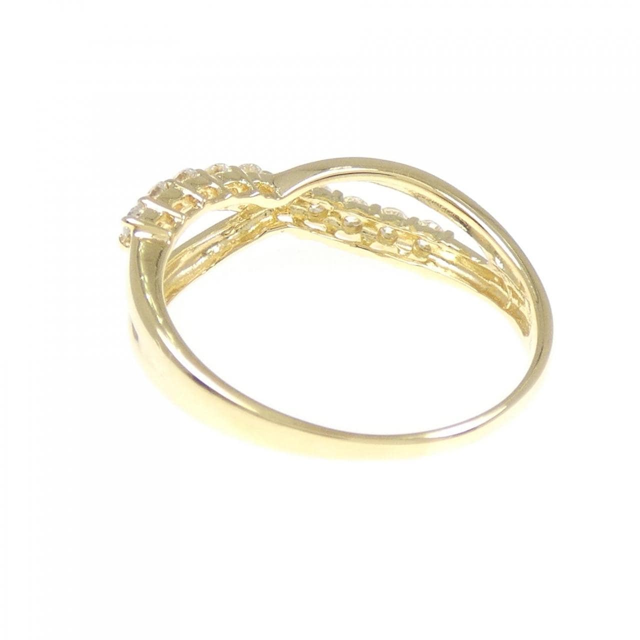 K18YG ダイヤモンド リング 0.30CT