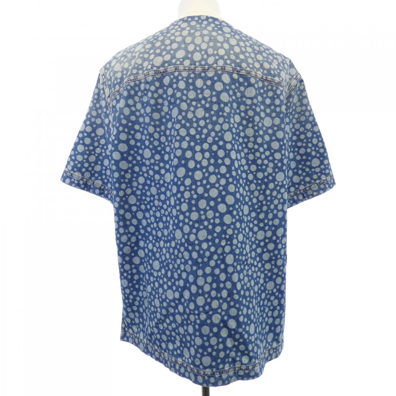 ルイヴィトン LOUIS VUITTON LV×YK インフィニティドットデニムシャツ HOS33WYN4 草間彌生 S/Sシャツ