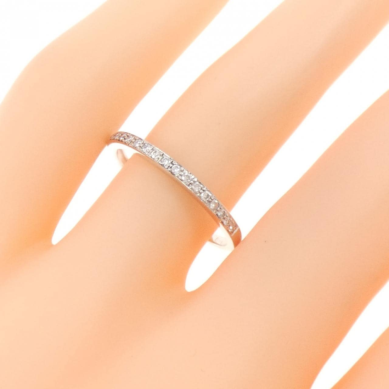 K18WG ダイヤモンド リング 0.11CT