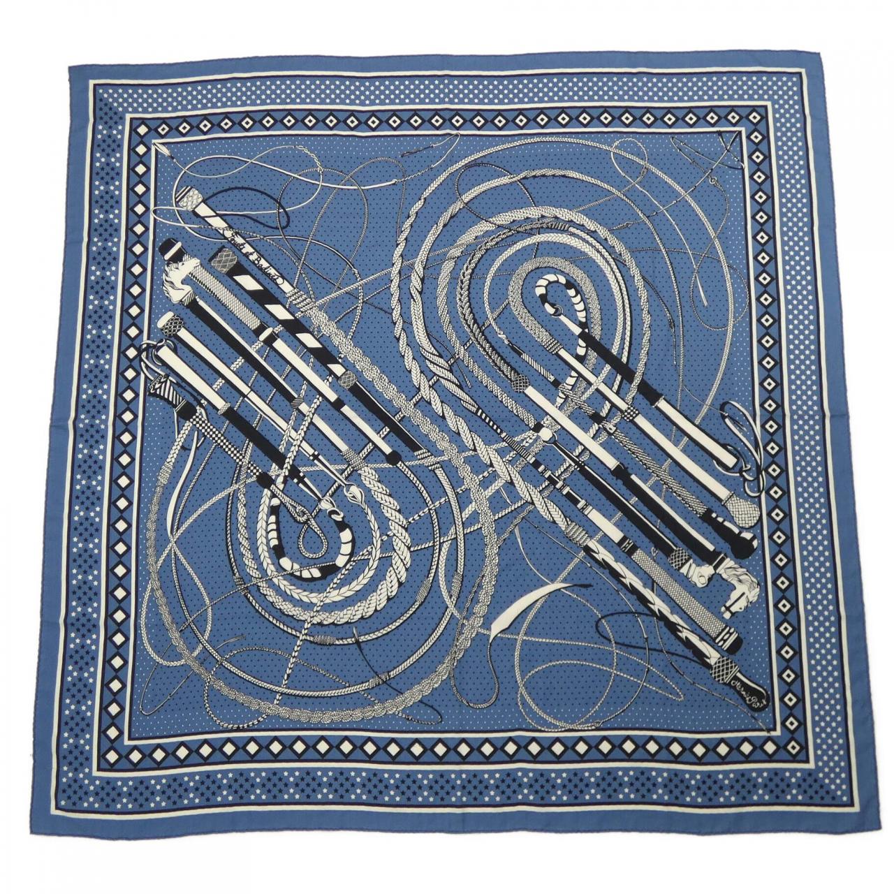 エルメス HERMES FOUETS ET BADINES BANDANA H243420S カレジェアン140 ショール