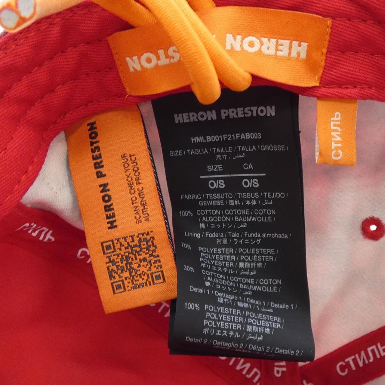 ヘロンプレストン HERON PRESTON キャップ