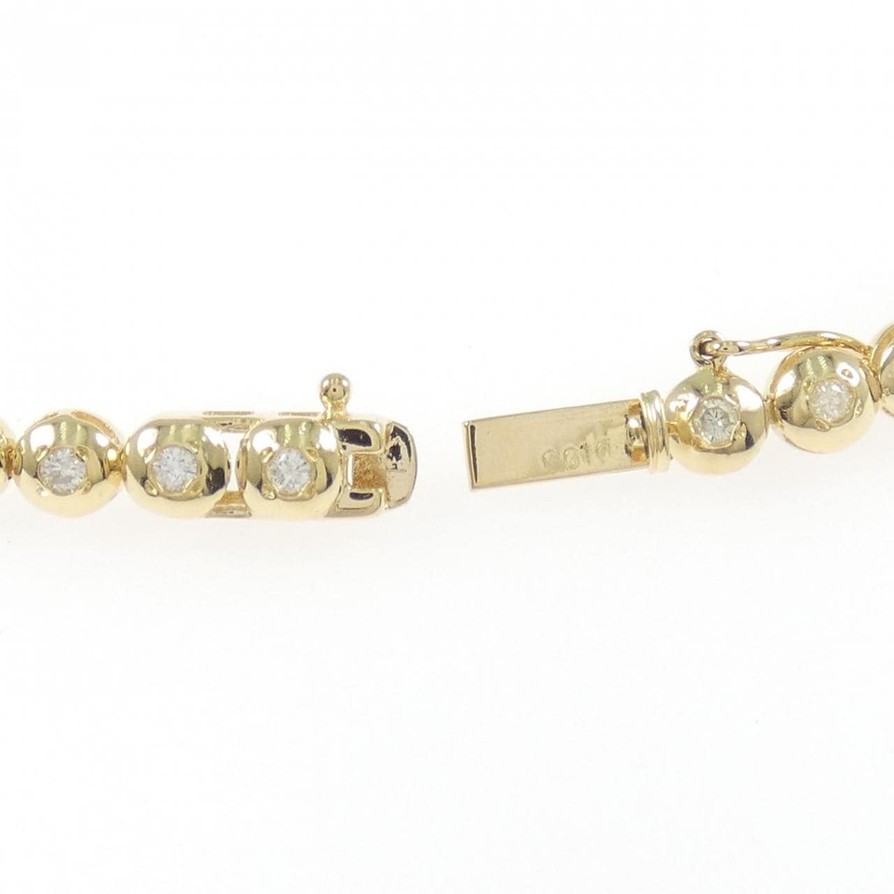 K18YG ダイヤモンド ブレスレット 1.00CT