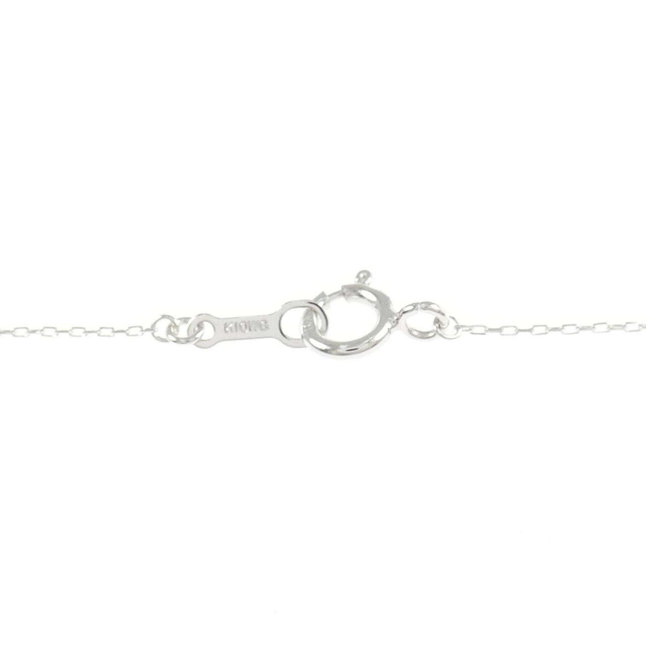K10WG ダイヤモンド ネックレス 0.10CT