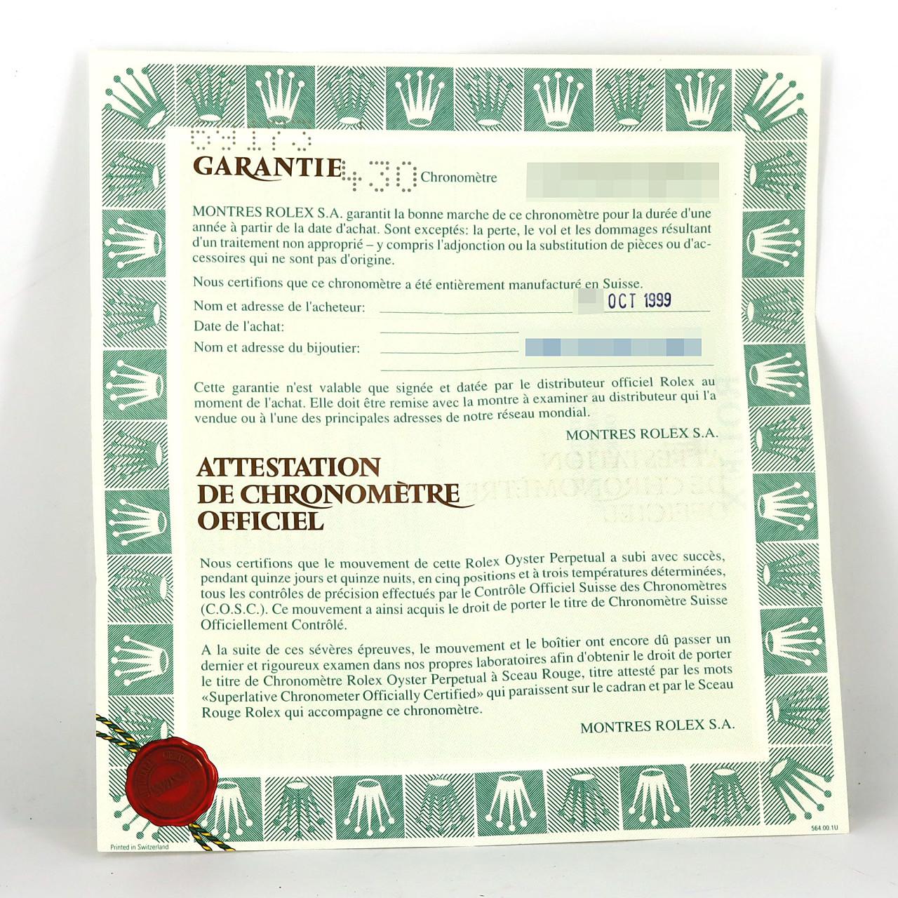 ロレックス デイトジャスト 69173 SSxYG 自動巻 U番