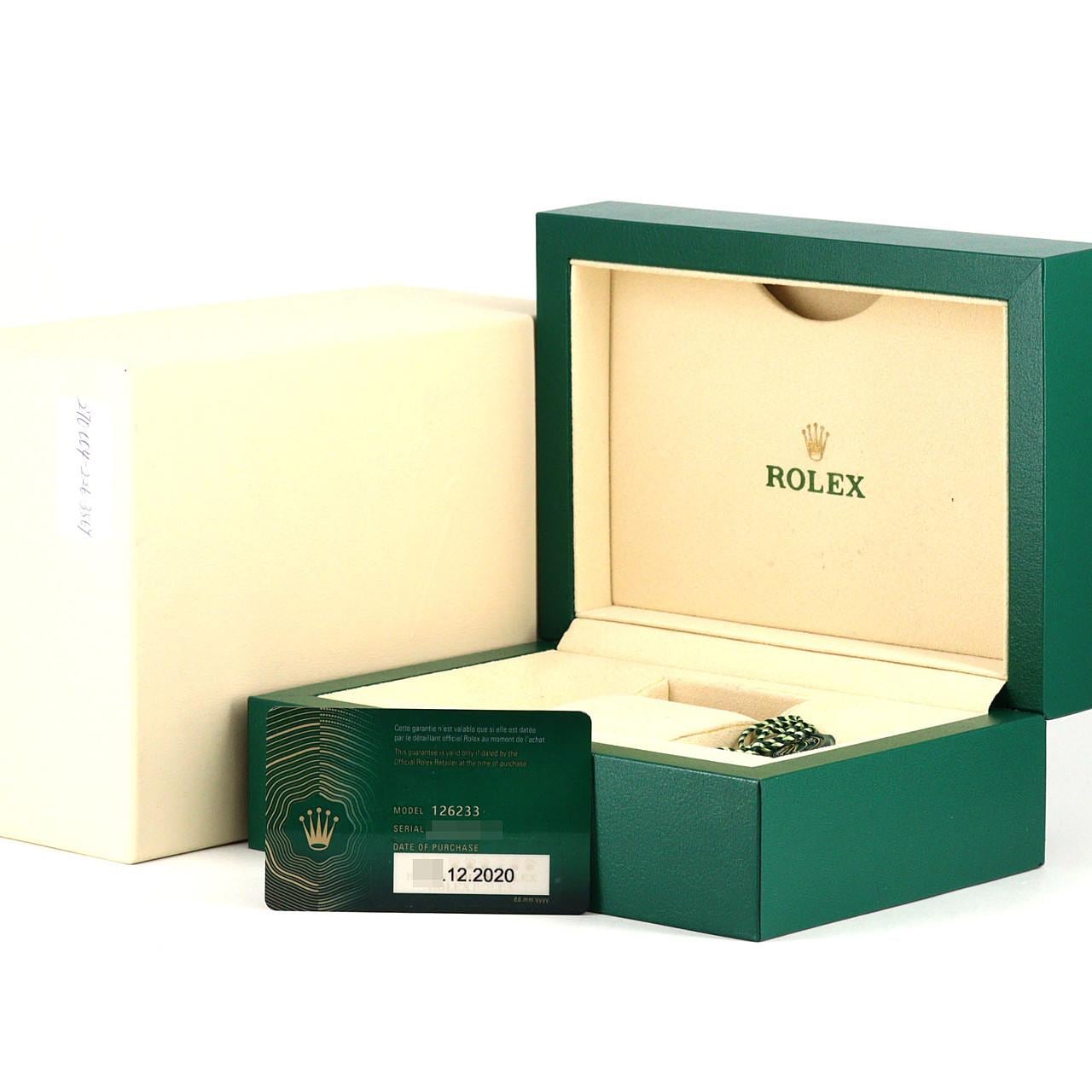 ロレックス デイトジャスト 126233G SSxYG 自動巻 ランダム番