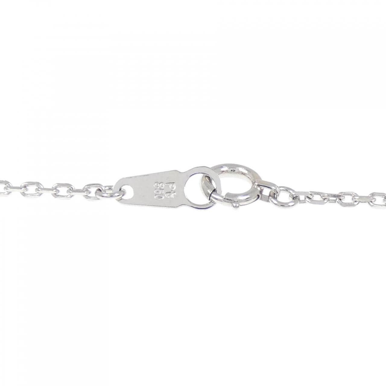 PT999/PT850 ダイヤモンド ネックレス 0.07CT