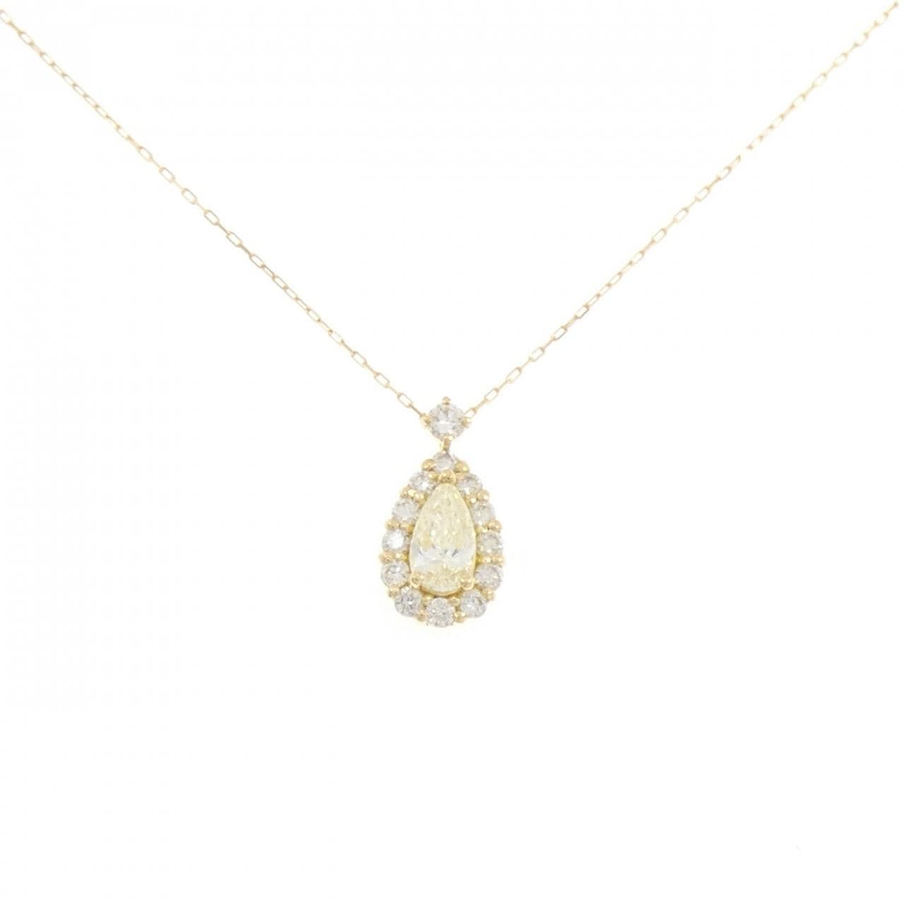 【新品】K18YG ダイヤモンド ネックレス 0.21CT