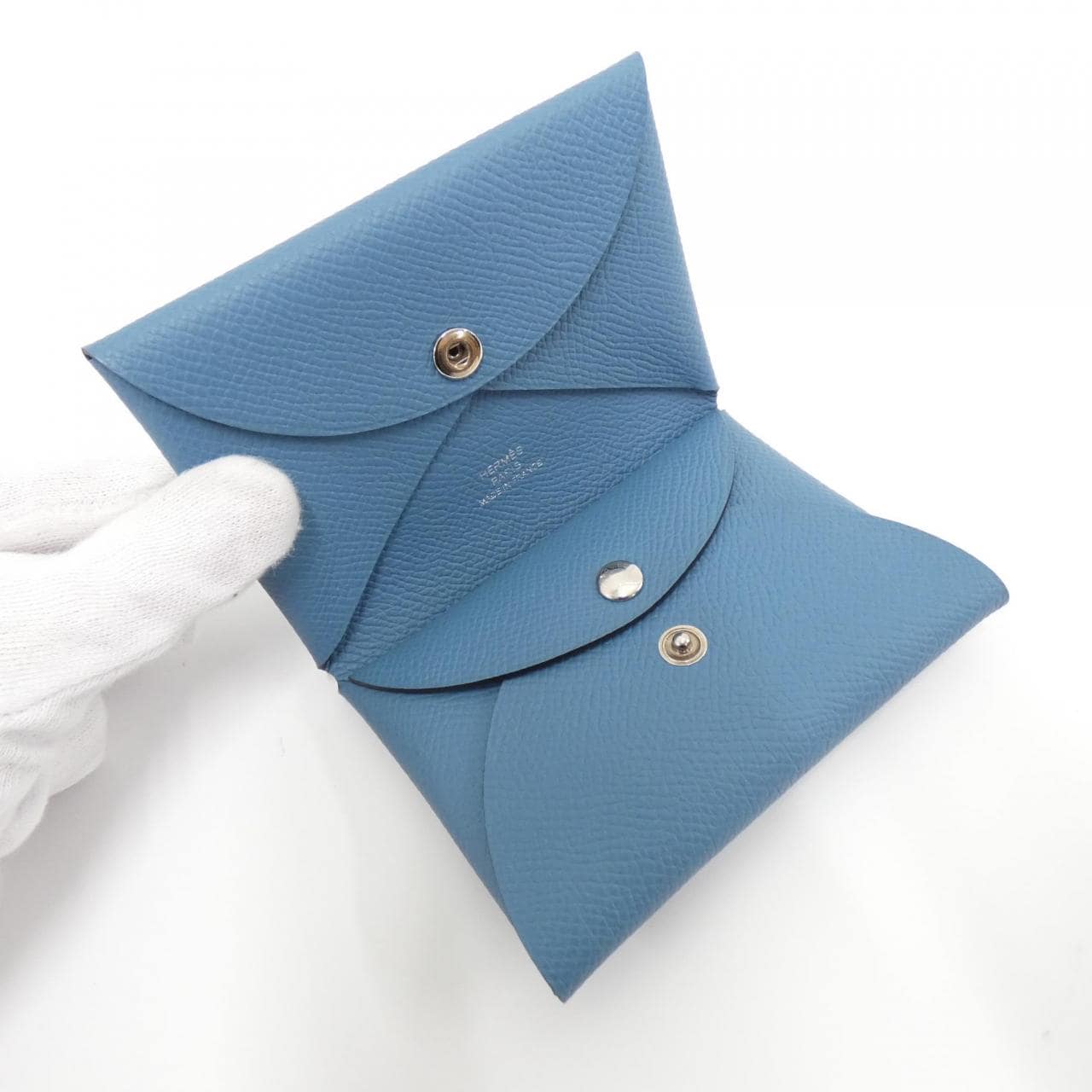 HERMES コインケース Calvi Duo 名刺入れ ミニ財布 083035CK HERMES エルメス コインケース カルヴィデュオ CALVI DUO