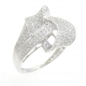 K18WG ダイヤモンド リング 0.50CT