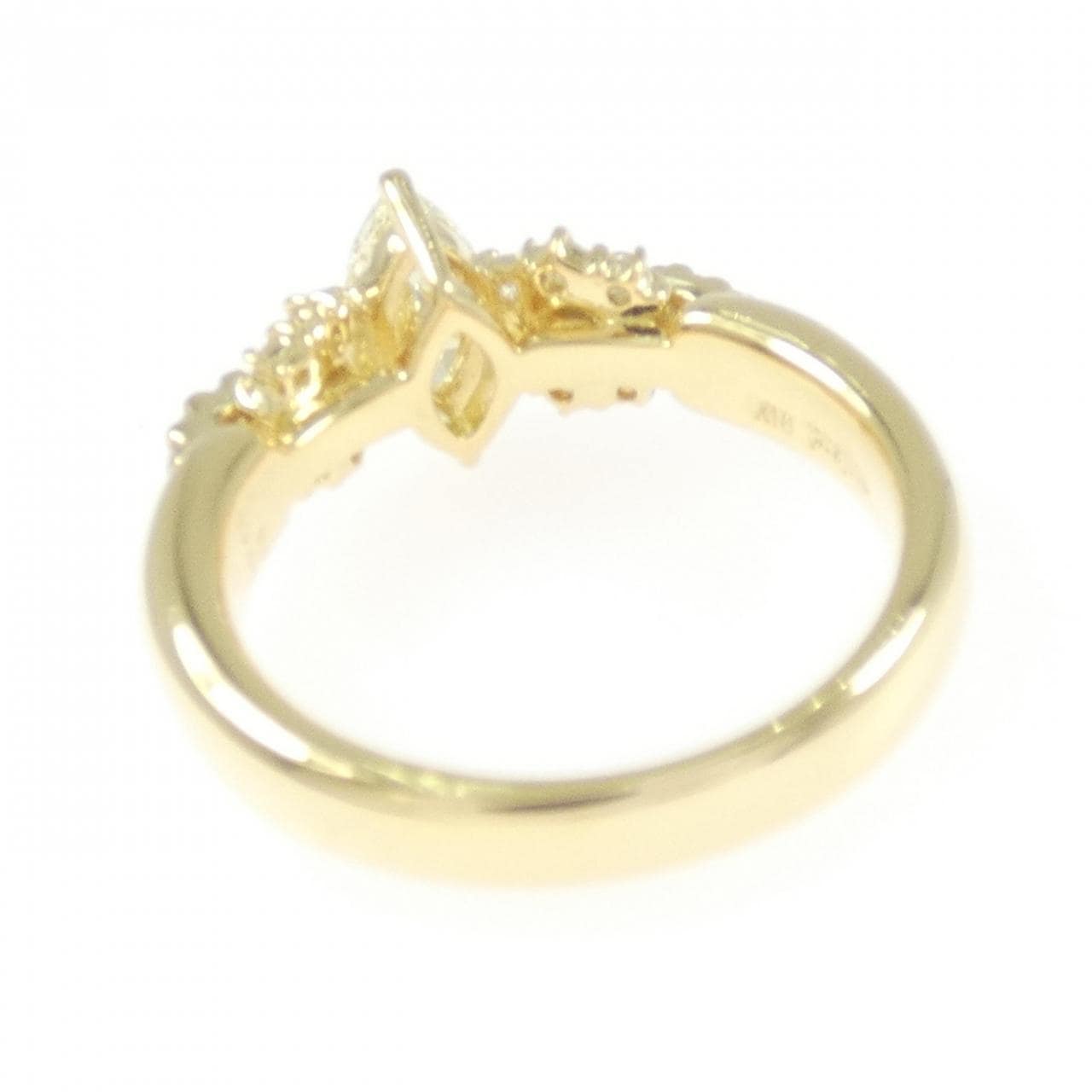 K18YG ダイヤモンド リング 0.61CT