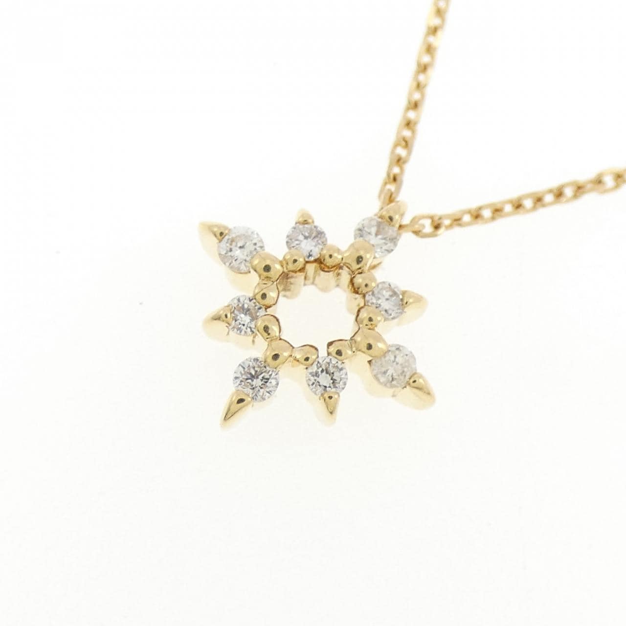 スタージュエリー ダイヤモンド ネックレス 0.08CT