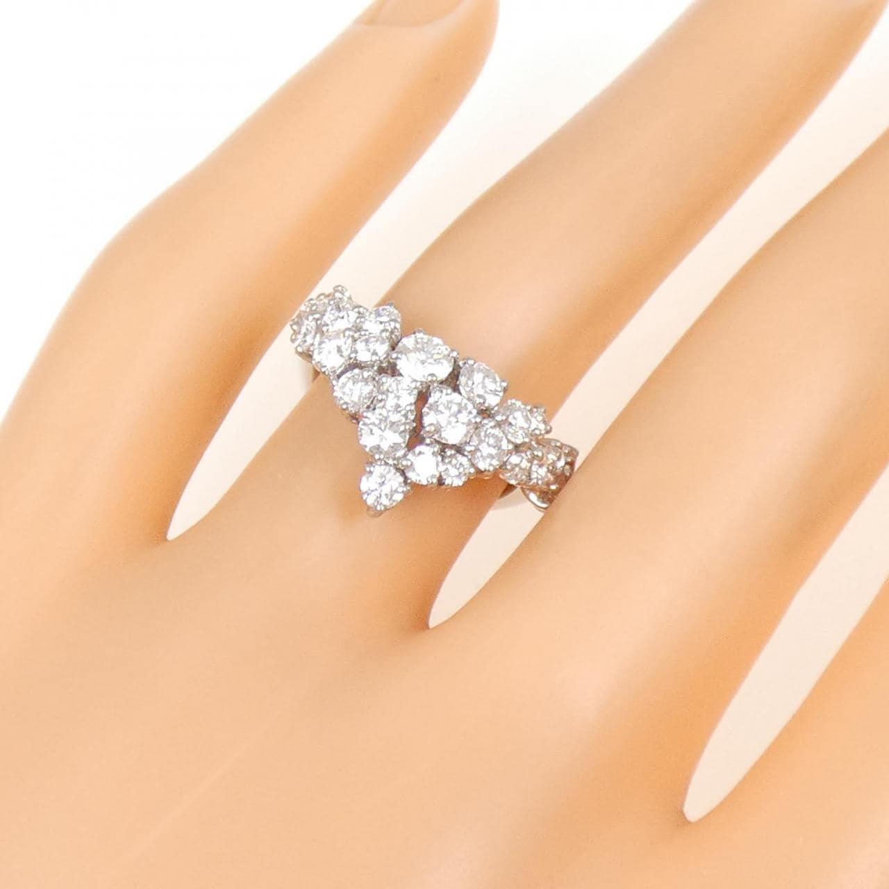 PT900 ダイヤモンド リング 1.60CT