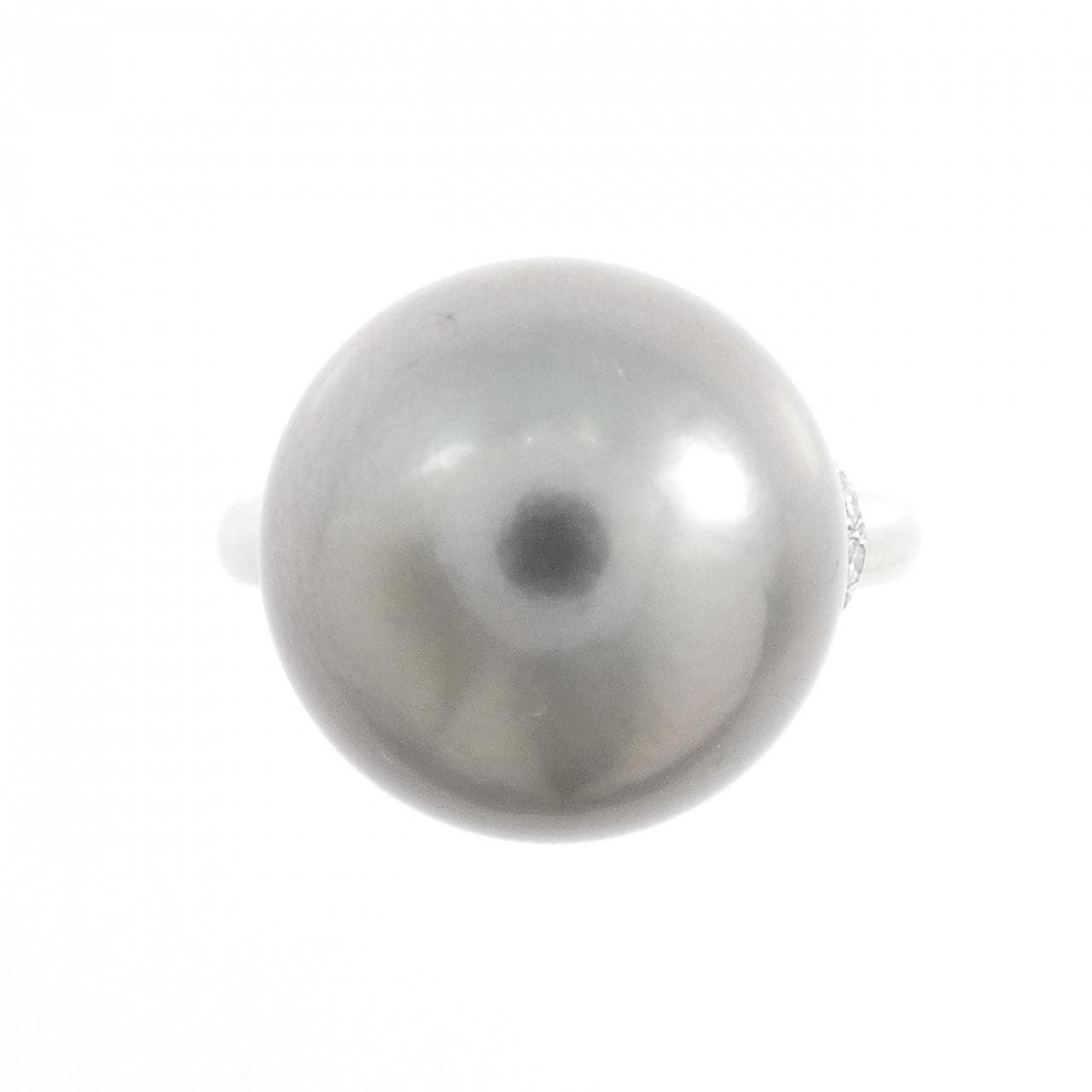 PT900 黒蝶パール リング 13.3mm