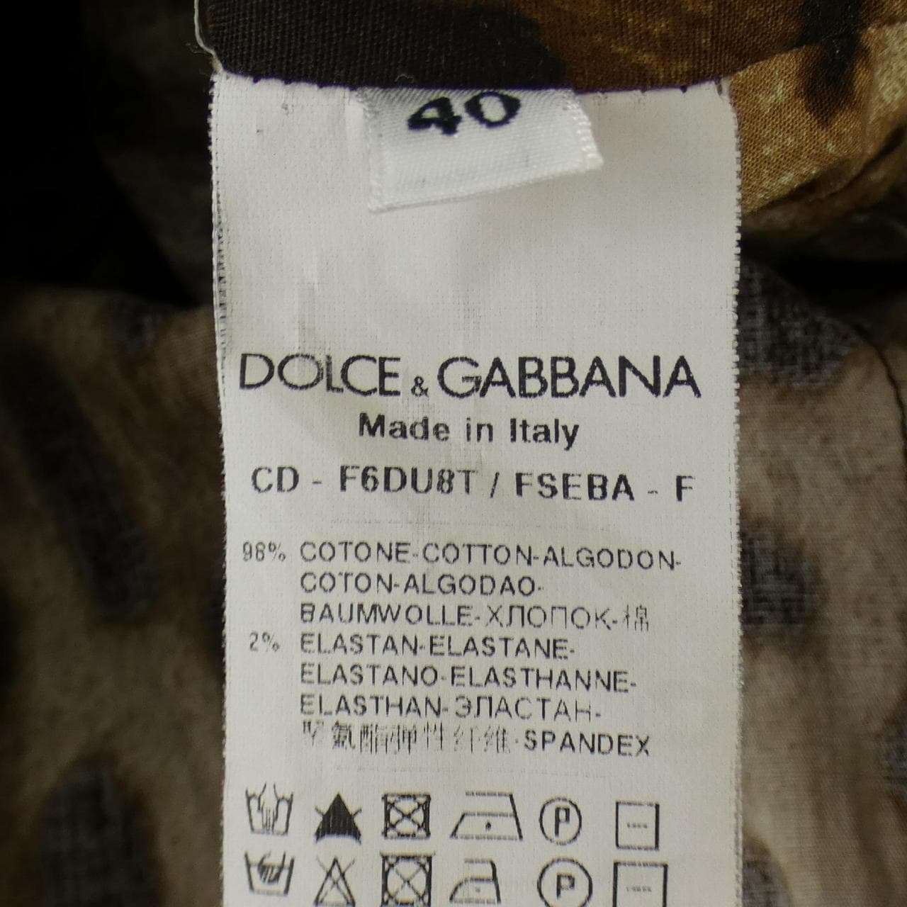ドルチェアンドガッバーナ DOLCE&GABBANA F6DU8T/FSEBA ワンピース