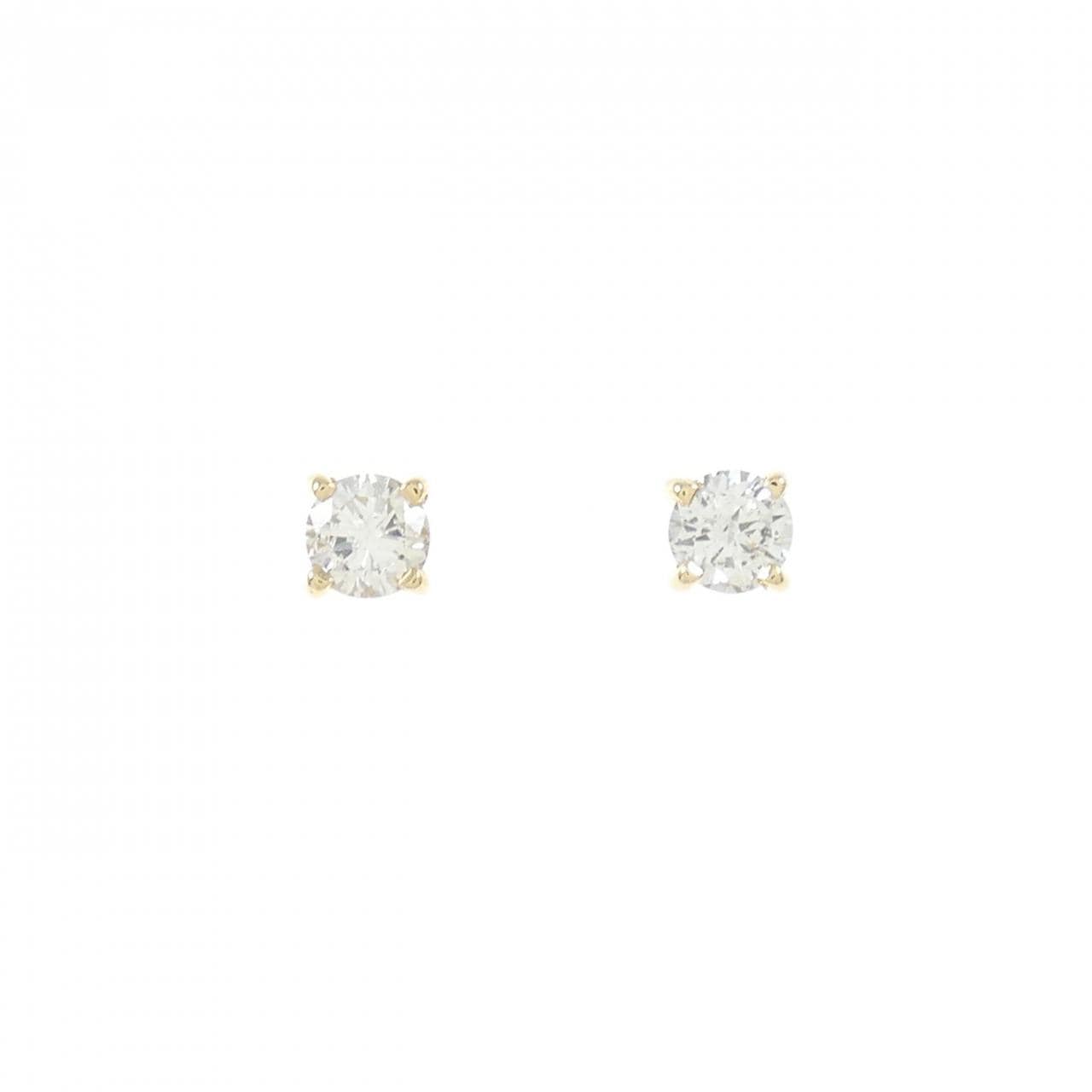 K18YG ダイヤモンド ピアス 0.37CT