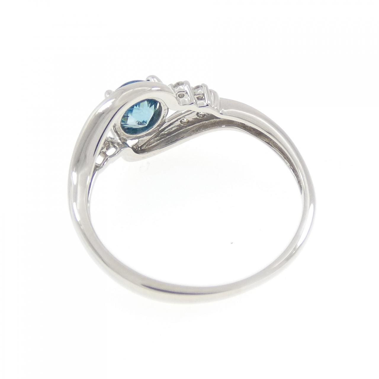 PT950 ジルコン リング 0.63CT