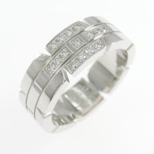 カルティエ タンクフランセーズ ハーフダイヤ リング