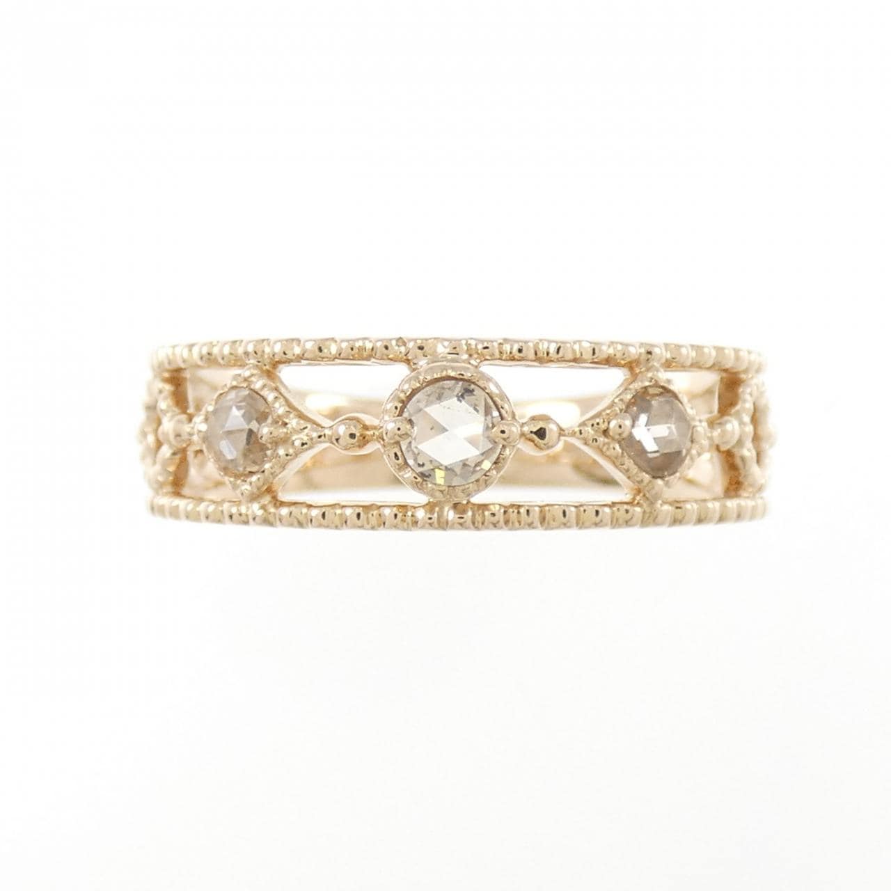 K18PG ダイヤモンド リング 0.11CT