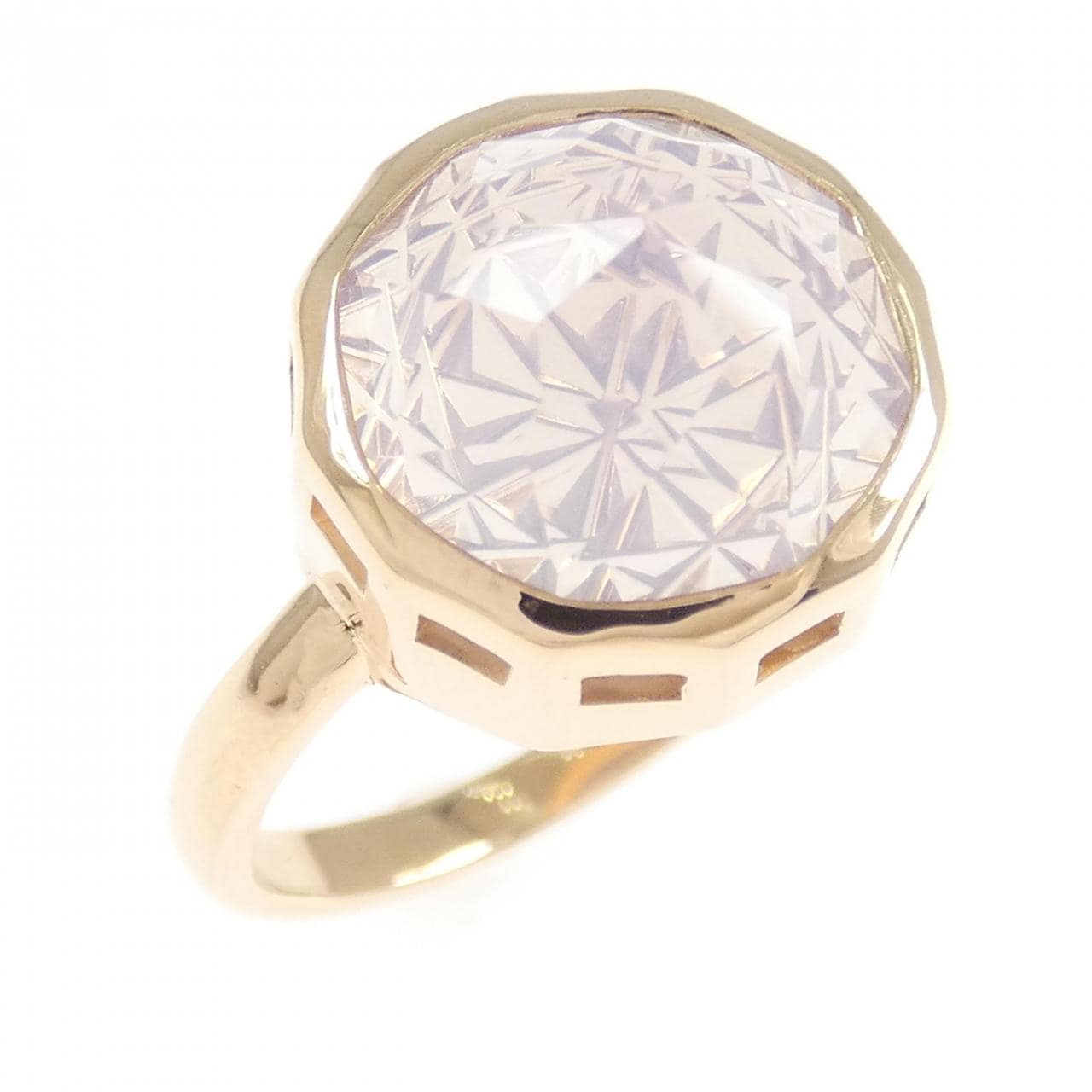 K18PG クオーツ リング