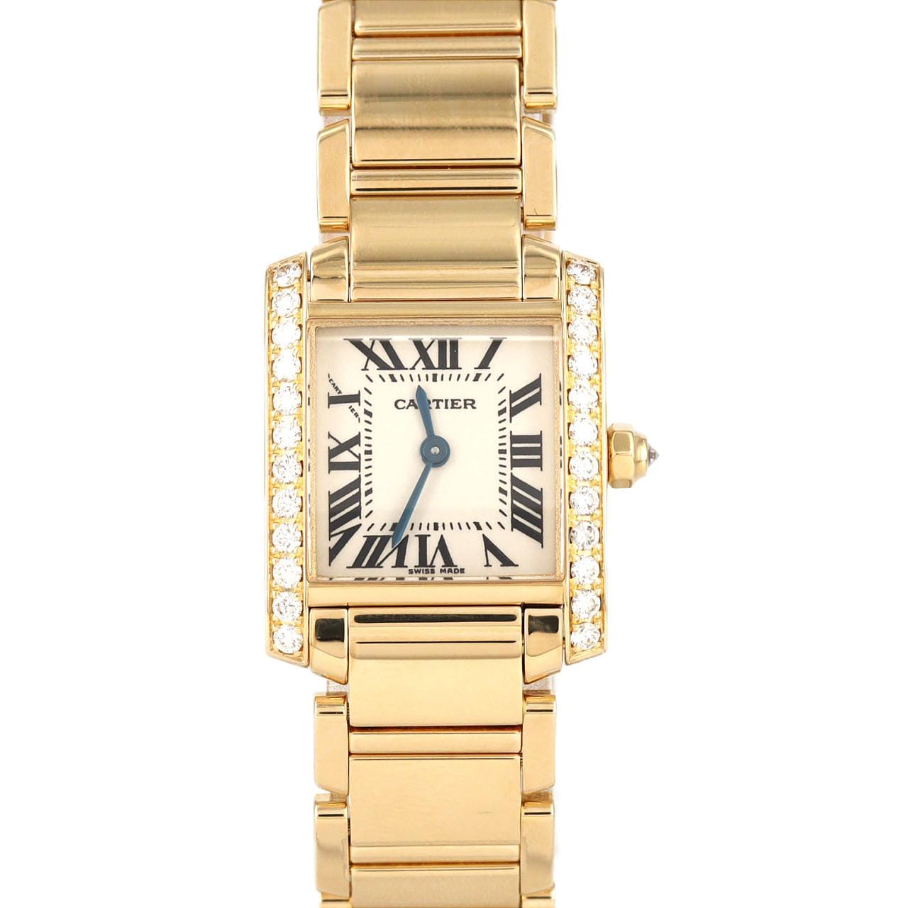 カルティエ タンクフランセーズSM YG/D WE1001R8 YG クォーツ