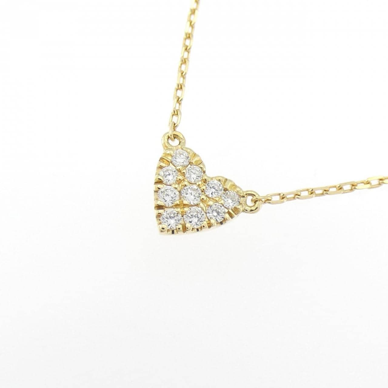 アーカー ハートパヴェ ネックレス 0.05CT