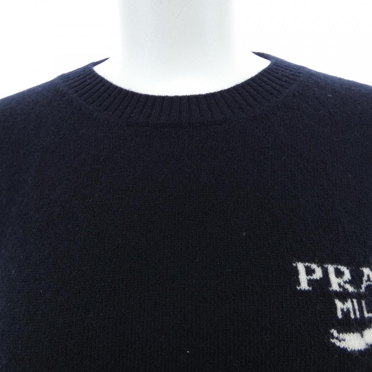 プラダ PRADA インターシャ ロゴ P24S1L S221 11N1 ニット