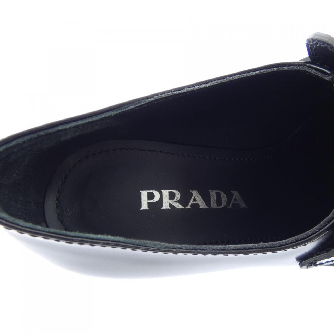 プラダ PRADA チョコレート ローファー トライアングルロゴ 1D246M シューズ