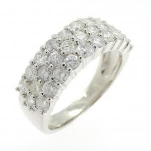 PT1000 パヴェ ダイヤモンド リング 1.50CT