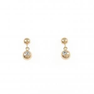K18YG ダイヤモンド ピアス 0.04CT