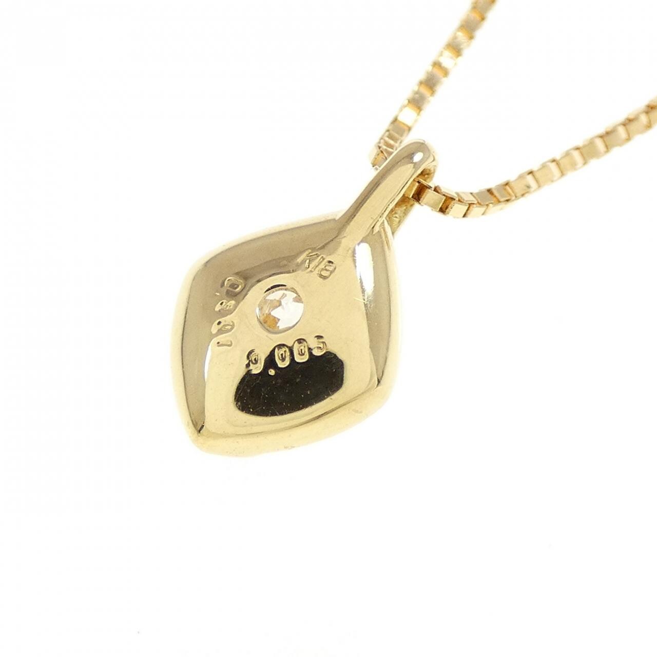 K18YG ダイヤモンド ネックレス 0.301CT