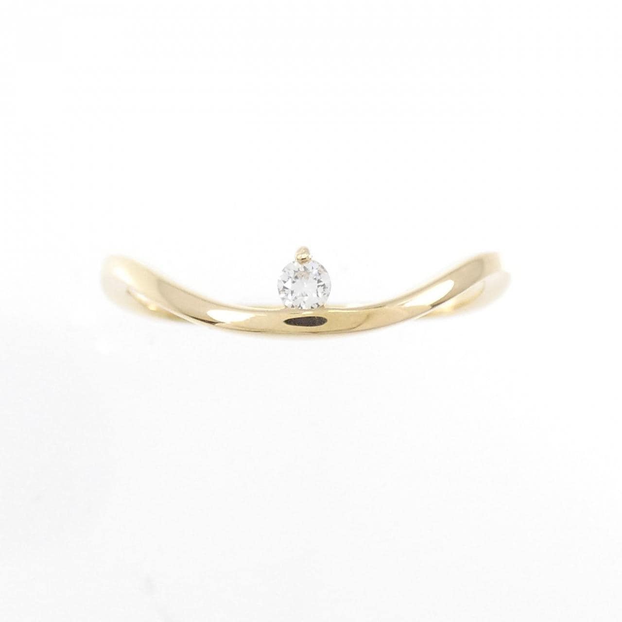 [Remake] K18YG Diamond Ring 0.03CT