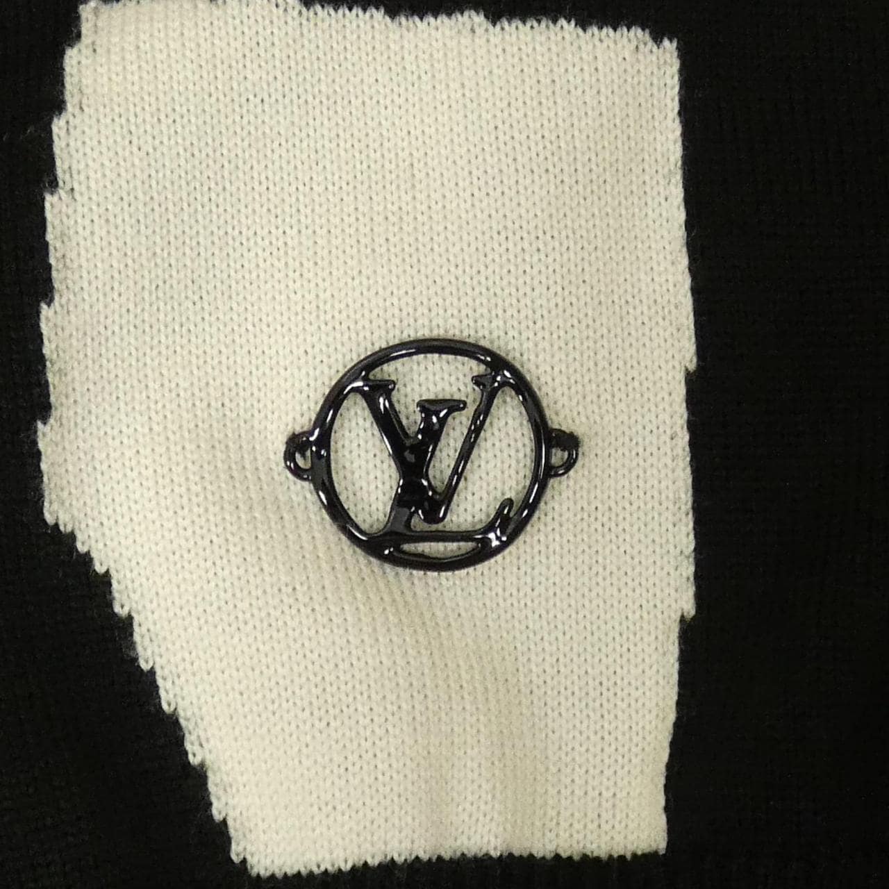 ルイヴィトン LOUIS VUITTON LVアブストラクトハウンドトゥースクルーネック HON34WT26 ニット