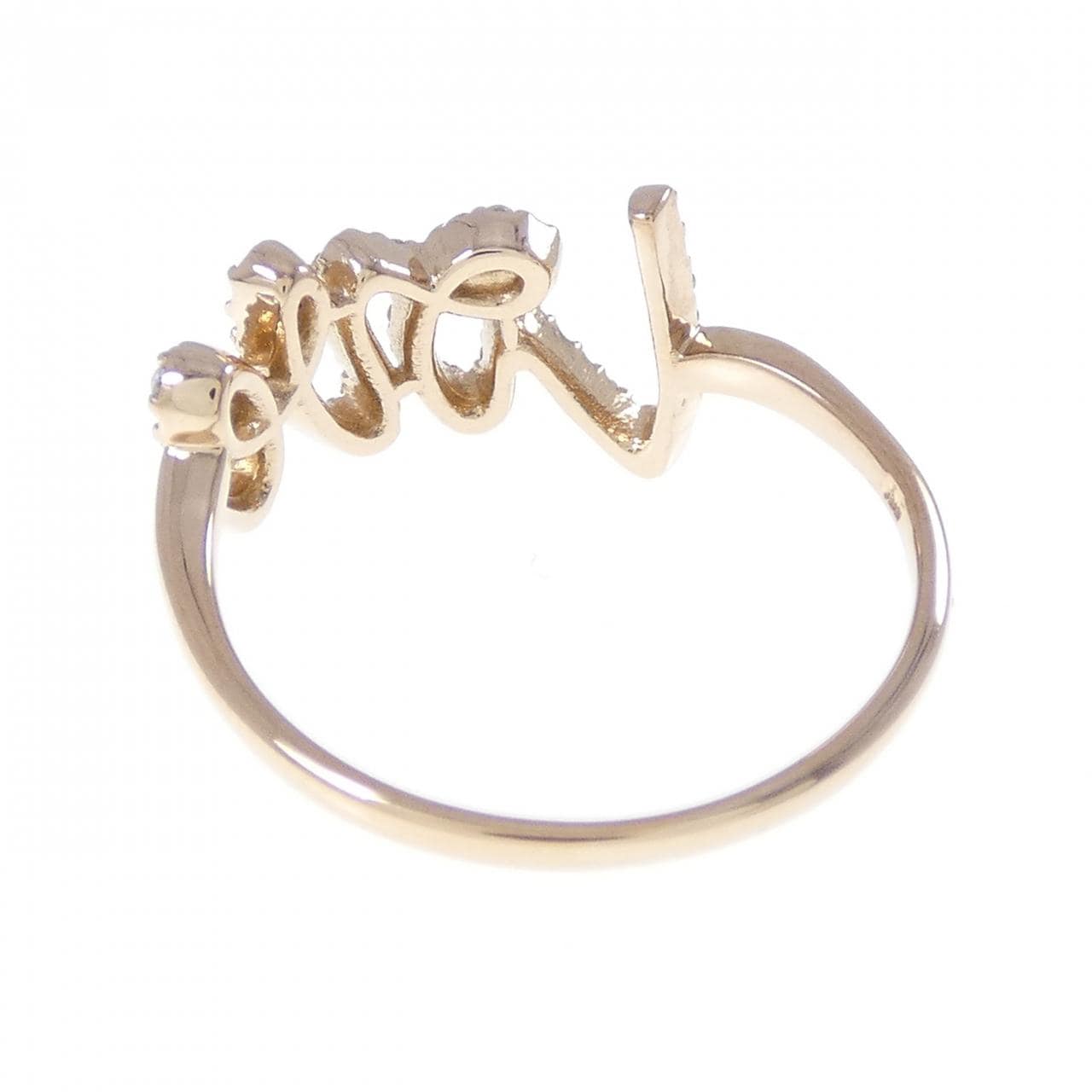 K18PG ダイヤモンド リング 0.20CT