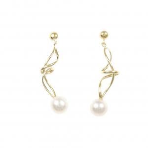 K18YG アコヤパール ピアス 4.8mm