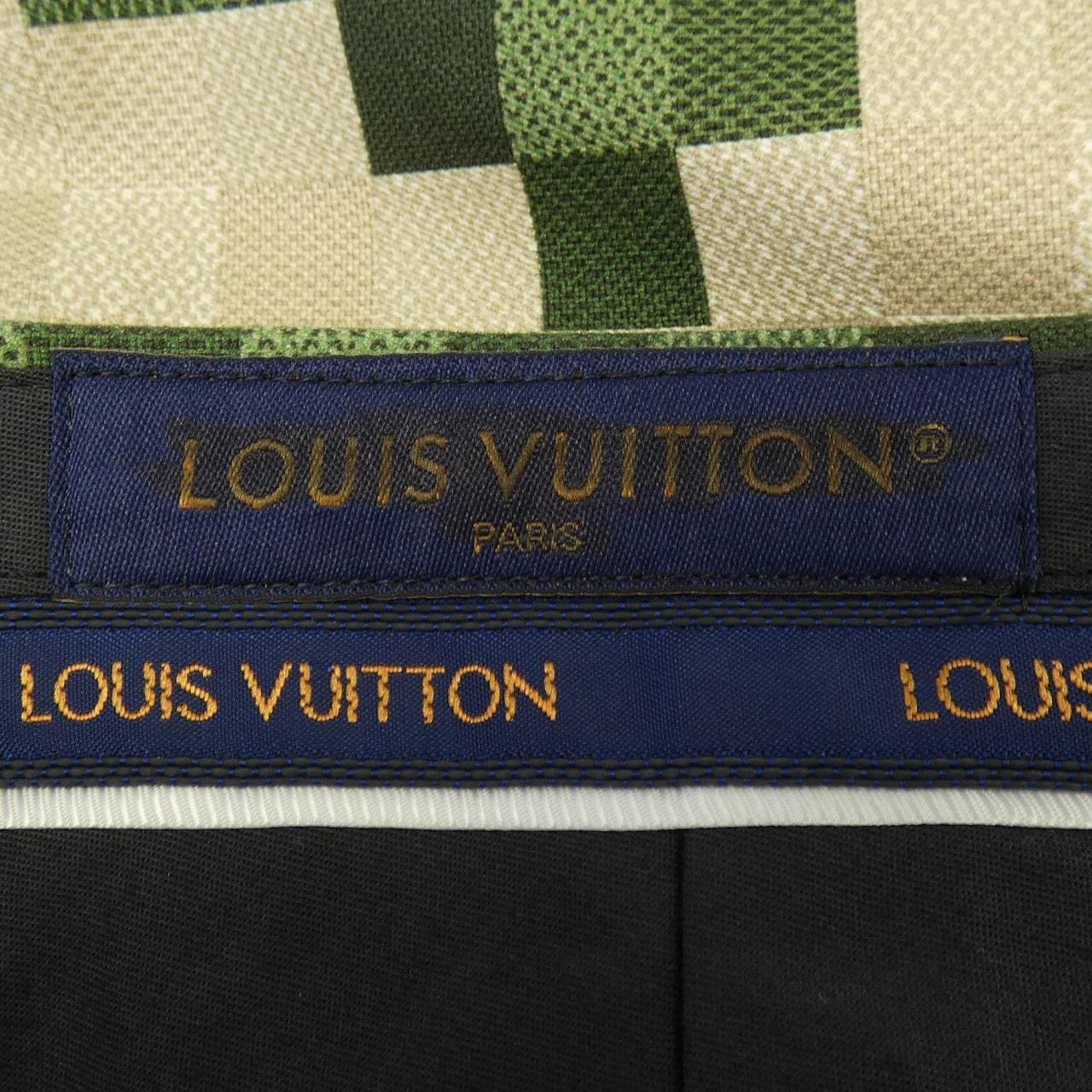 ルイヴィトン LOUIS VUITTON テーラードコットンダミエシガレットパンツ HQP60WHSB パンツ