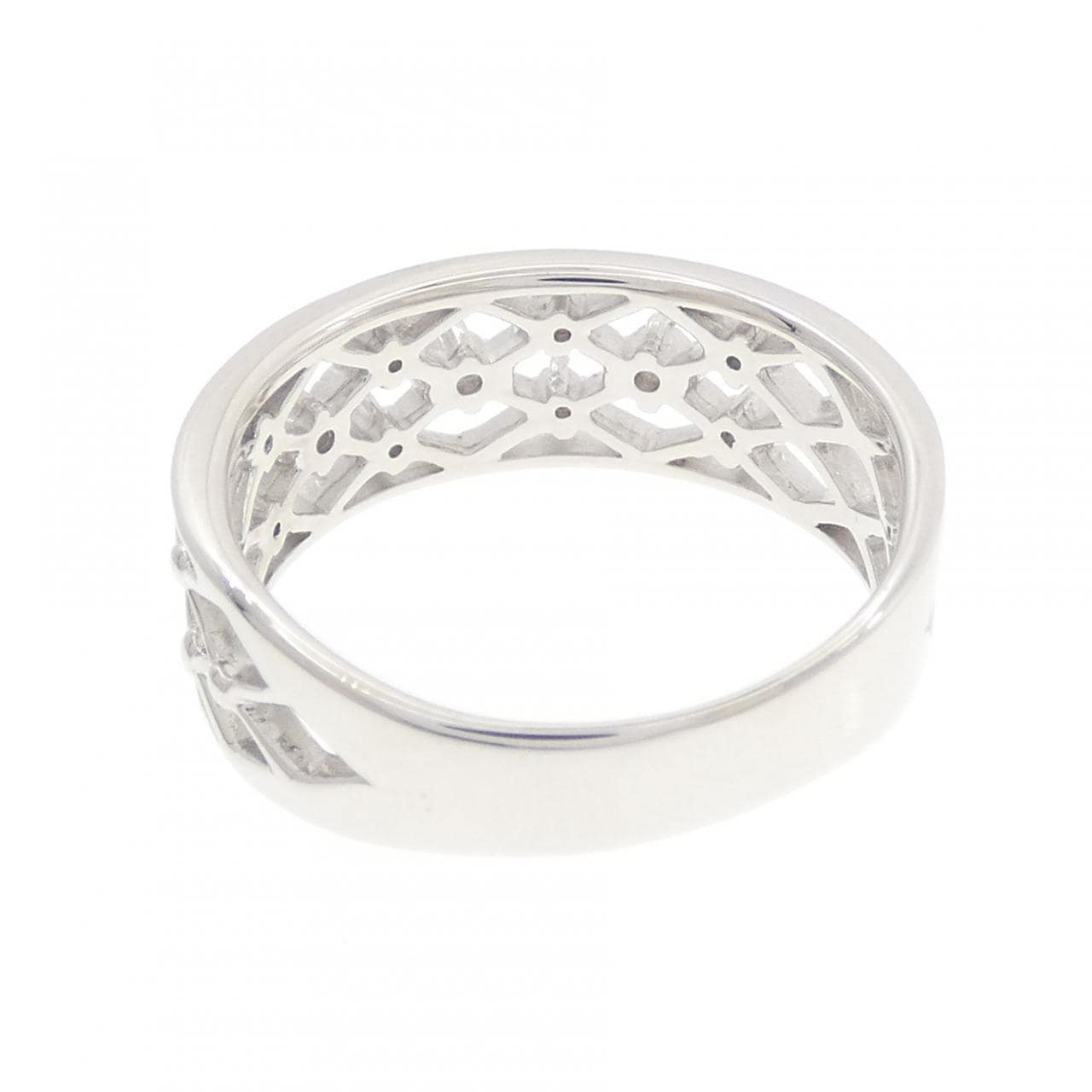 K18WG ダイヤモンド リング 0.14CT