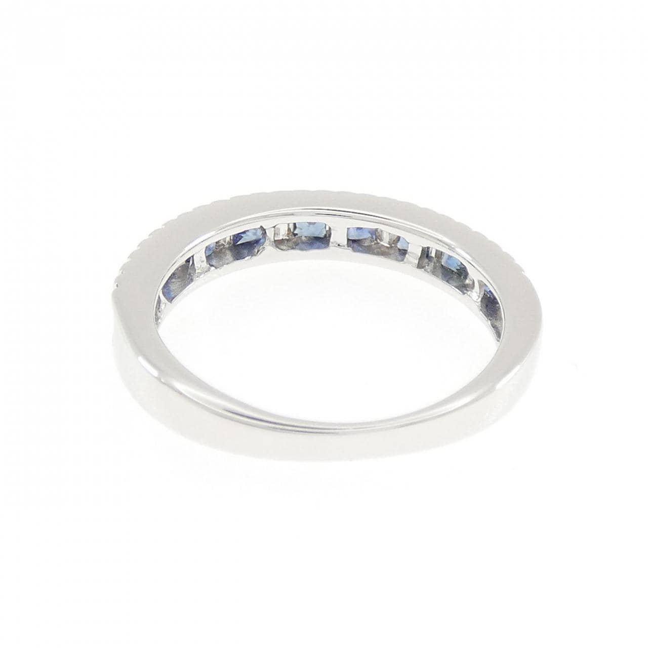 K18WG サファイヤ リング 0.42CT