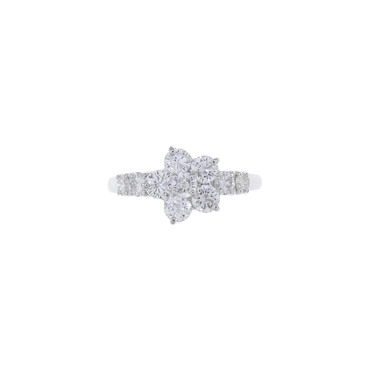 コメ兵｜PT フラワー ダイヤモンド リング 0.87CT｜ジュエリー｜リング