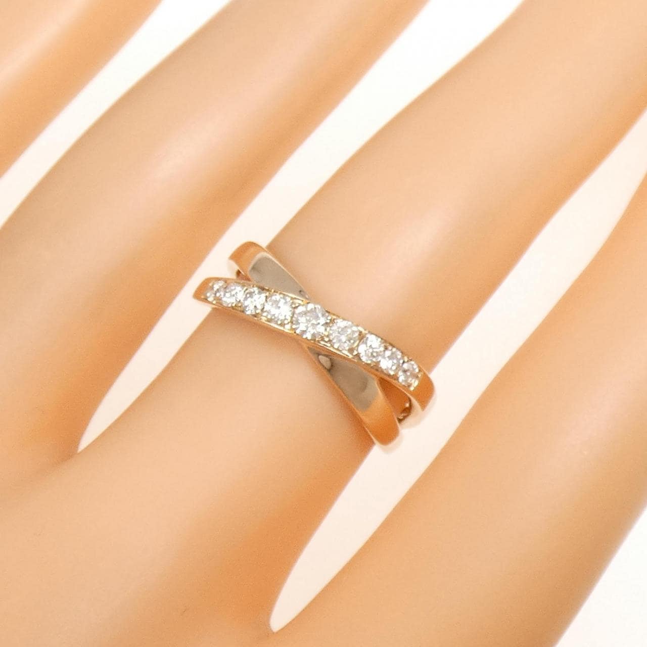 K18PG ダイヤモンド リング 0.30CT