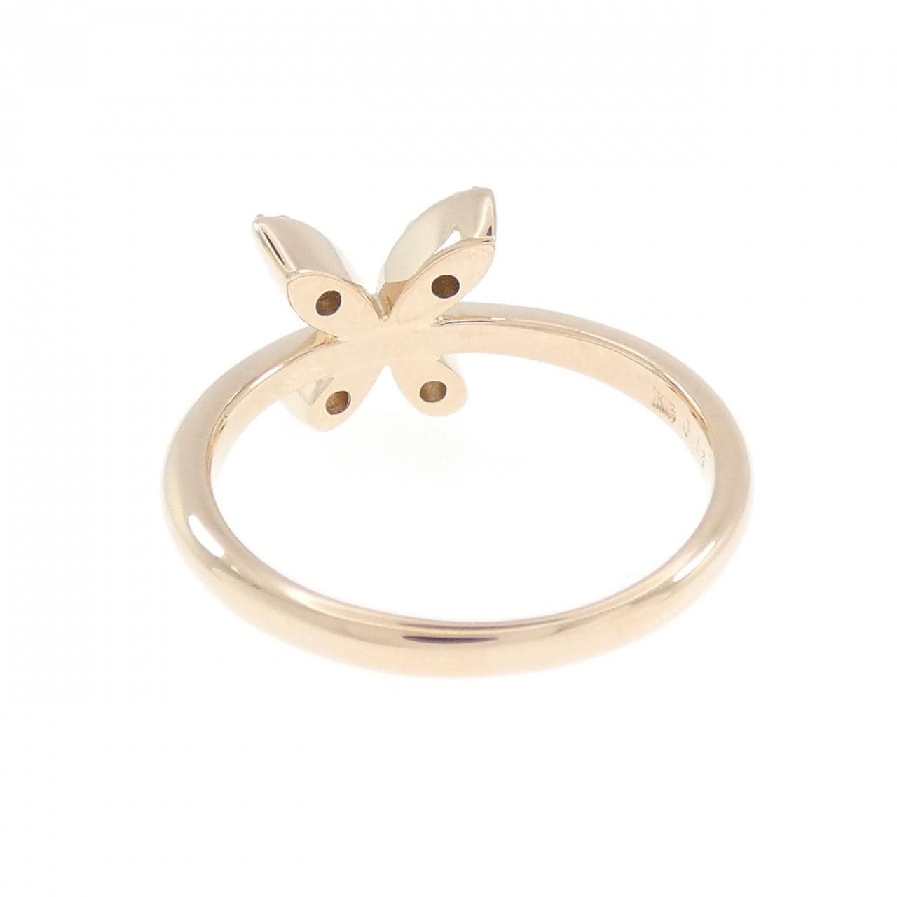 K18PG ダイヤモンド リング 0.16CT