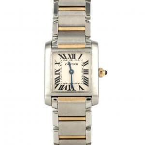 カルティエ タンクフランセーズSM コンビ W51007Q4 SSxYG クォーツ