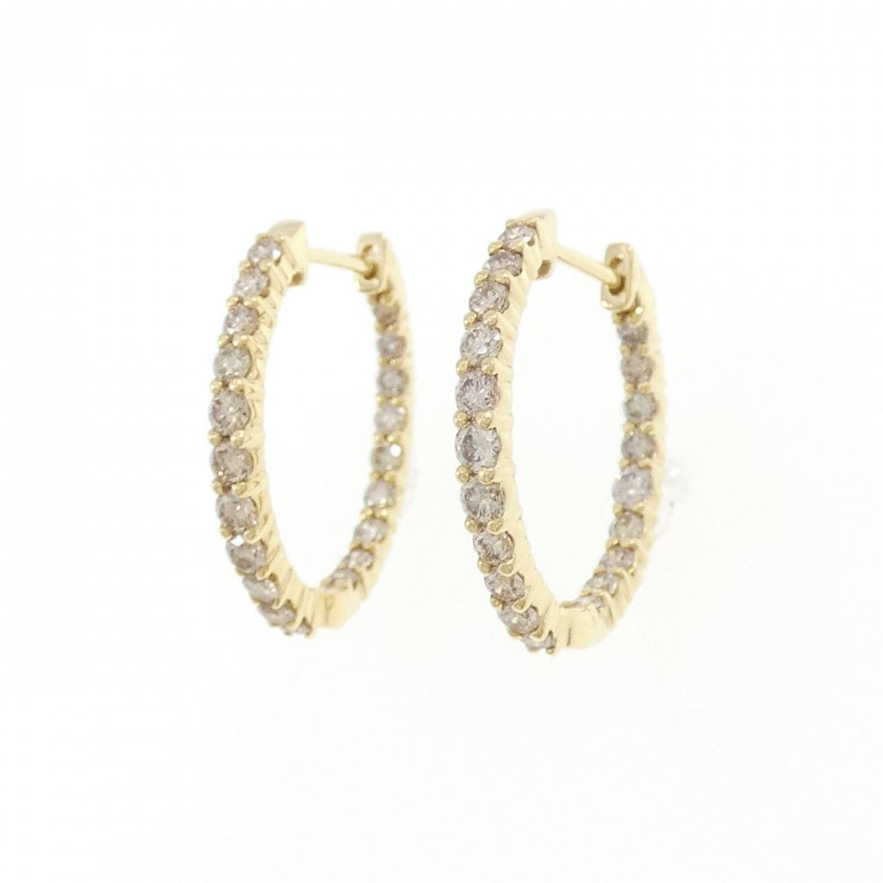 K18YG ダイヤモンド ピアス 1.00CT